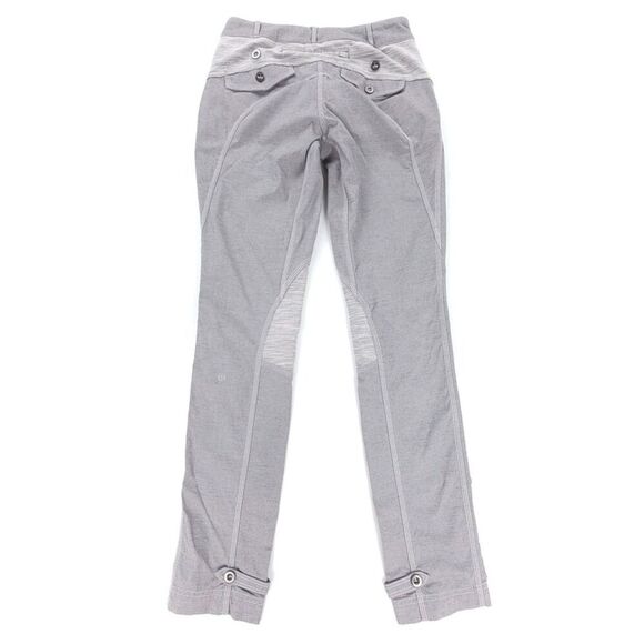 LULULEMON Pedal Power Pants Commuter Cycling Biking Neutral Blush Gray Womens 6 - Picture 5 of 8